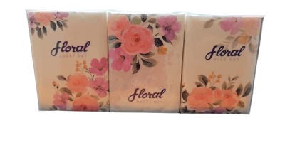 PAÑUELO DESECHABLE FLORAL 9 UN1