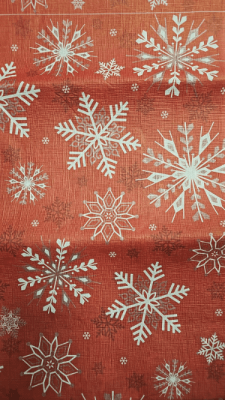 MANTEL COPOS DE NIEVE