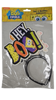 SET 2 CINTILLOS HALLOWEEN BOB ESPONJA1