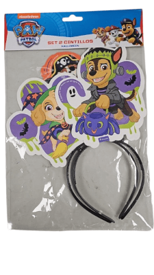 SET 2 CINTILLOS HALLOWEEN PAW PATROL