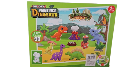 SET PINTA FIGURA DINOSAURIO