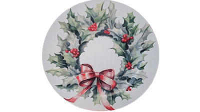 PLATO DECO NAVIDAD