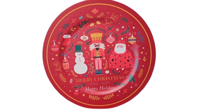 PLATO DECO NAVIDAD