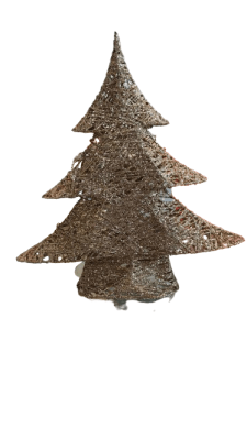 PINO NAVIDAD METALICO 30 CM