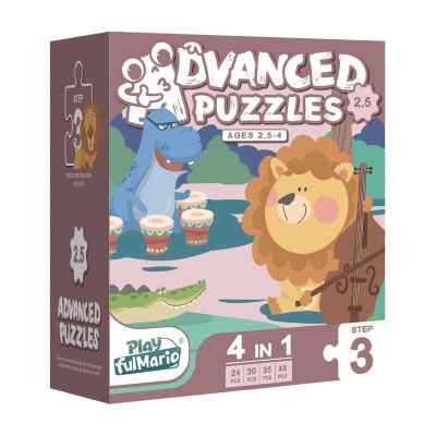 SET 4 PUZZLES EN 1 PREESCOLAR DELUXE1