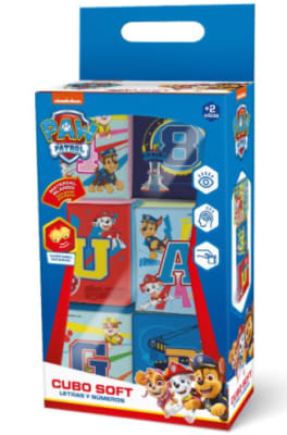 CUBO SOFT LETRAS Y NUMEROS PAW PATROL