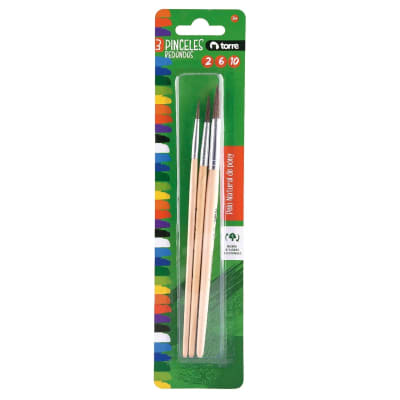 BL.PINCELES REDONDOS NÂ°2-6-10 TORRE