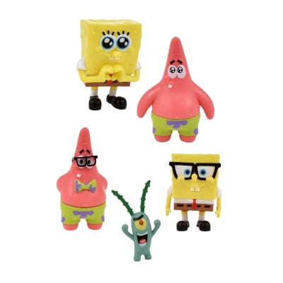 PACK 5 FIGURAS 5 CM BOB ESPONJA1