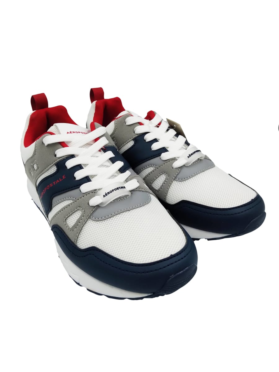 CALZADO AEROPOSTALE BLANCO / NAVY | Bodega Outlet