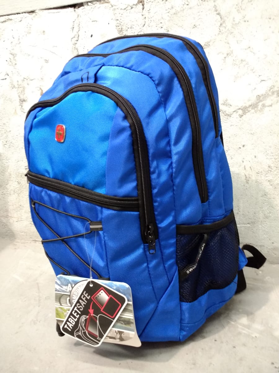 MOCHILA ELASTICO SWISS GEAR AZUL | Bodega Outlet