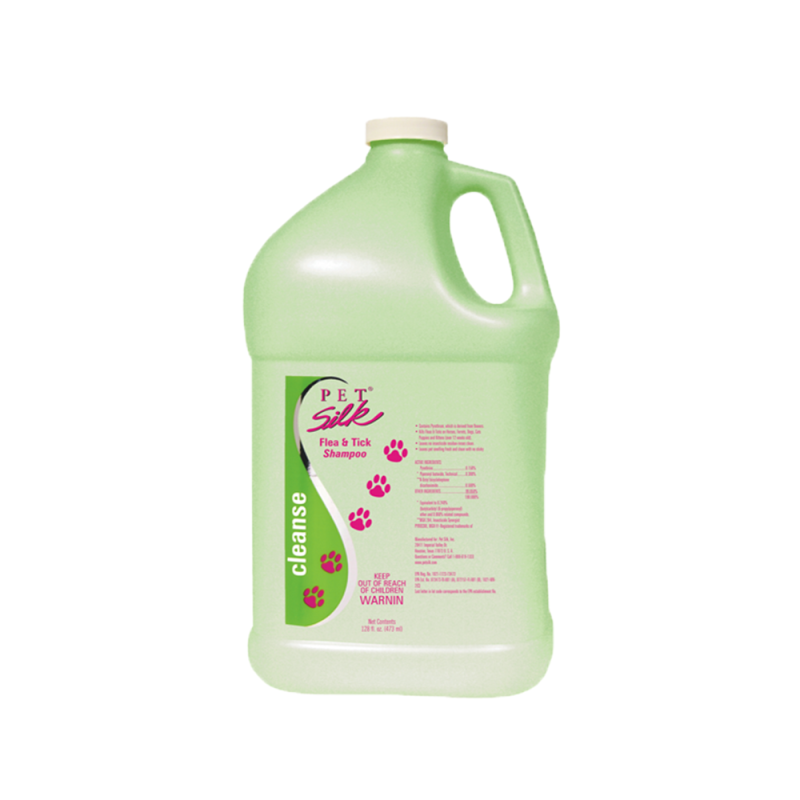 Shampoo para Pulgas y Garrapatas Pet Silk 3.8Lt