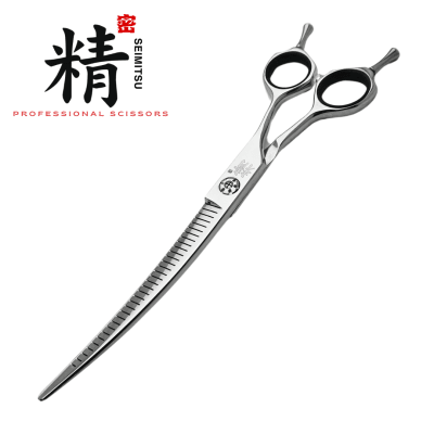 Tijera Profesional SEIMITSU - Acero Japonés 440c - Esculpidora Curva MAGIC 7