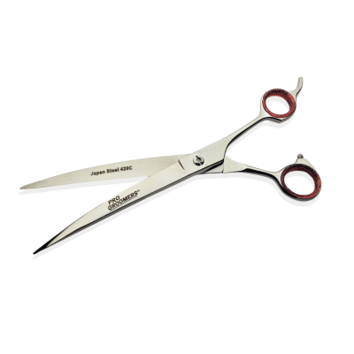 Tijera Curva Profesional Mirror Polish 8.5 Pro Groomers1