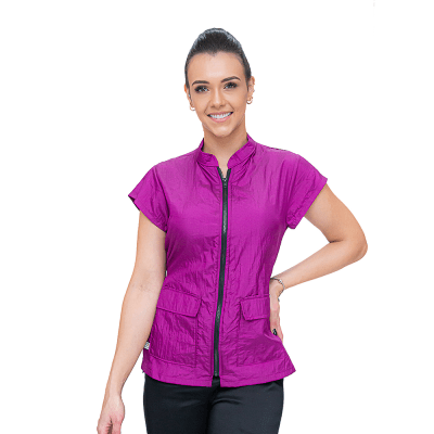 Chaqueta de Peluquería Profesional Rosa Fucsia [Paw Color] (Femenino)