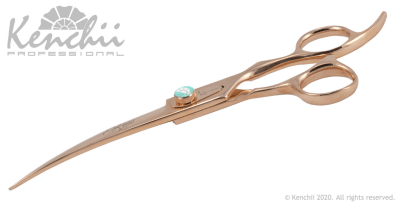 Tijera Curva Profesional - Kenchii Rosé 7