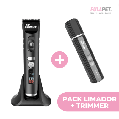 Pack Limador  + Trimmer Inalámbricos Pro Groomers [OFERTA]