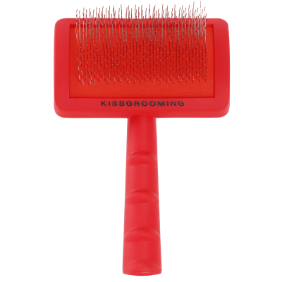 Rasqueta Regular de KissGrooming con Mango Ergonómico - Pines Largos1