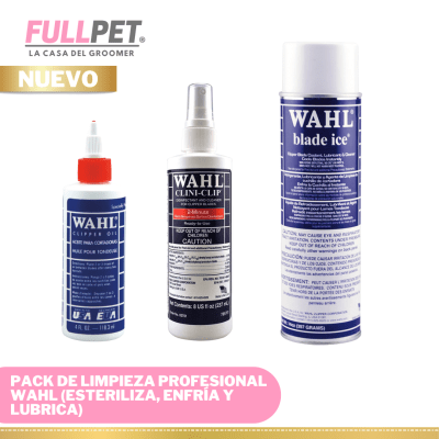 Pack de Limpieza Profesional WAHL (Esteriliza, Enfría y Lubrica)1