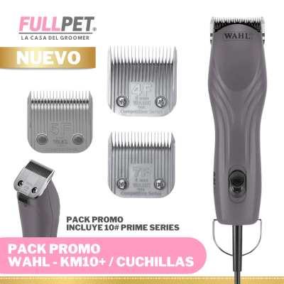 PACK Promocional WAHL - Maquina Profesional KM10+/7F+5F+4F