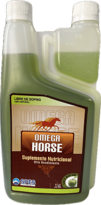 Omega 3 para equinos sabor manzana 1 L (Omega Horse)