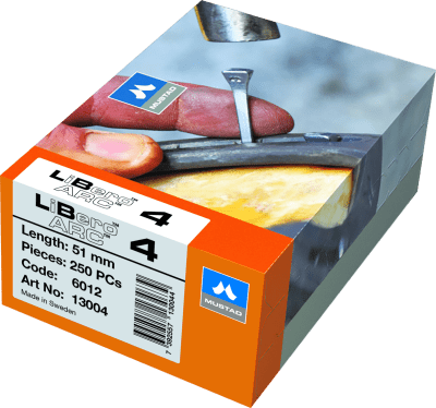 Clavos LiBero Arc 4 (caja 250 unidades)