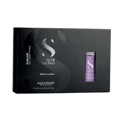 12 Ampollas Semi Di Lino Shine Lotion 13ml