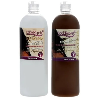 Alisado Keratina Dos pasos 1000ml1