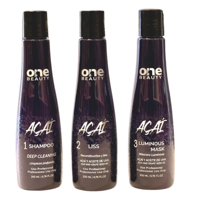 Kit Alisado Acai 3 Pasos 200ml
