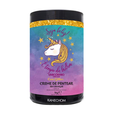 Crema para peinar Unicornio con Glitter1
