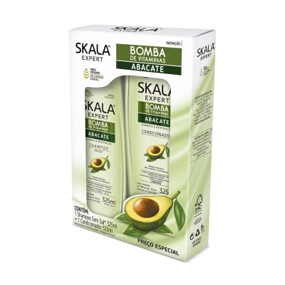 Kit Shampoo/Acond Bomba de Vitaminas Abacate 325ml