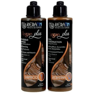 Kit Alisado Chololate Keratin Argán Plus1