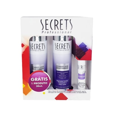 Kit Shampoo + Acondicionador + Fluido Desamarelador Blonde