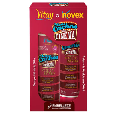 Kit Shampoo + Acondicionador Meus Cachos de Cinema1