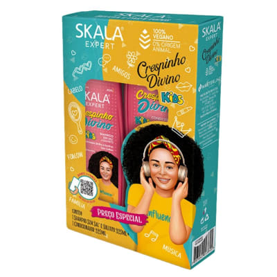 Kit Shampoo/Acond Crespinho Divino Kids 325ml1
