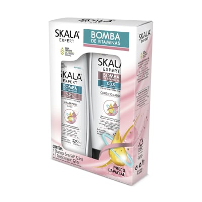Kit Shampoo/Acond Bomba de Vitaminas SOS 325ml