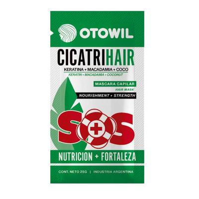 Mascara Cicatrihair SOS Keratina Macadamia Coco 25g