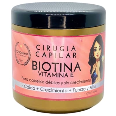 Máscara Cirugía Capilar Biotina1