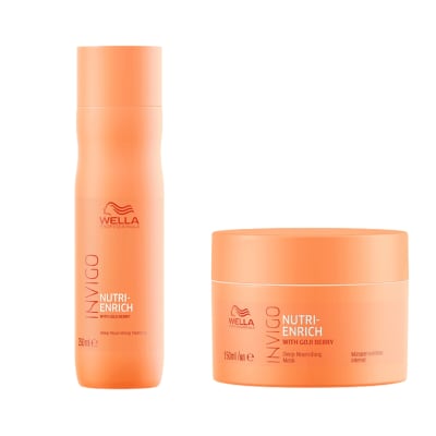 Pack Wella Invigo Enrich Shampoo 250ml + Máscara 150ml1