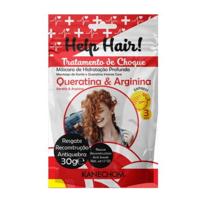 Tratamiento de Choque Help Hair Queratina y Arginina