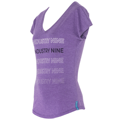 WOMEN I9 LOGO SHIRT PURPLE WOMEN I9 LOGO SHIRT PURPLE