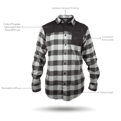 Camisa HANDUP FlexTop GREY/BLACK Camisa HANDUP FlexTop GREY/BLACK