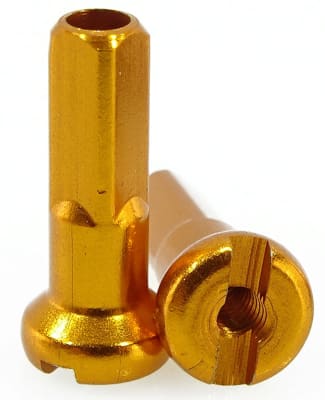NIPPLE ALUM 14G X 12MM GOLD NIPPLE ALUM 14G X 12MM GOLD