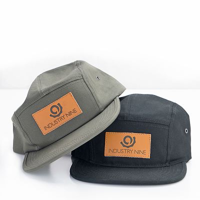 Gorro Industry Nine 5 Panel Negro Gorro Industry Nine 5 Panel Negro