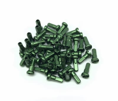 NIPPLE ALUM 14G X 12MM GREEN NIPPLE ALUM 14G X 12MM GREEN