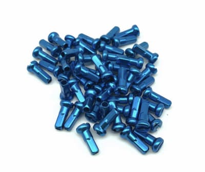 NIPPLE ALUM 14G X 12MM BLUE NIPPLE ALUM 14G X 12MM BLUE