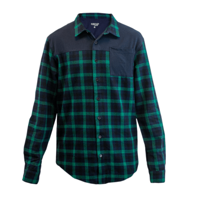 Camisa HANDUP FlexTop Verde/Navy Camisa HANDUP FlexTop Verde/Navy
