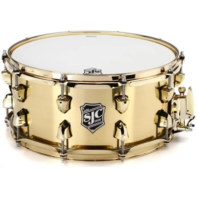 TAMBOR ALPHA BRASS 14 X 6,5 BRASS, 42 HILOS PDS-ALB6514BR-SJC SJC