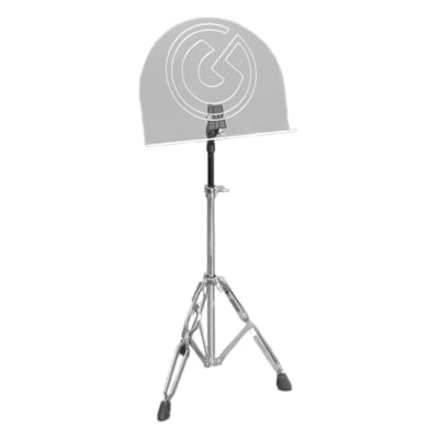 ACRYLIC MUSIC STAND WITH LIGHTWEIGHT DOUBLE BRACED TRIPOD