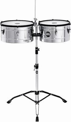 TIMBALES 14 & 15 MARATHON SERIES  CHROME MT1415CH MEINL PERCUSSION