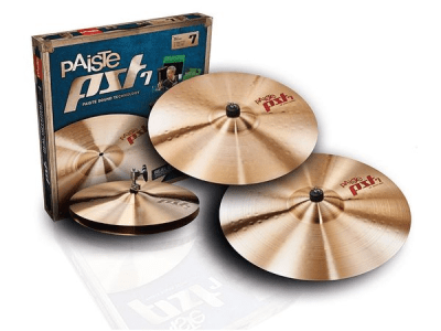 HI-HAT 14+CRASH 16+RIDE 20 PST7 HEAVY ROCK SET PAISTE